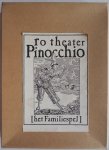Dam Frank  illustrator - Ro theater Pinocchio Het familiespel In doos met dobbelstenen pionen los blad met spelregels los blad en speelbord