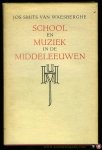 SMITS VAN WAESBERGHE, Jos - School en muziek in de Middeleeuwen; de muziekdidactiek van de vroege Middeleeuwen.