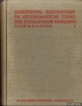 Vliegen, W.H. - Over oorsprong, geschiedenis en hedendaagsche stand der socialistische beweging. Populaire voordrachten