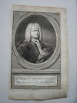 antique print (prent) - Mr. Simon van Slingeland. Raadspensionaris van Holland.