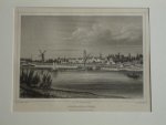 Schoonhoven. - Schoonhoven. Van de rivierzijde gezien.