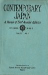  - Contemporary Japan : a review of Japanese affairs