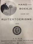  - Handboekje voor het ruitertoerisme 1933.