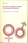 Buissink, J.D. - De analyse van regionale verschillen in de huwelijksvruchtbaarheid.  Een methodologisch-historische verkenning