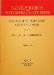 GERRETSEN, J.C.H. - Niet-euklidische meetkunde.