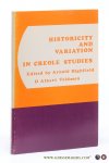 Highfield, Arnold / Albert Valdman. - Historicity and Variation in Creole Studies.
