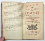 Bruys, F. - Women, 1749, French | L'Art de Connoitre les Femmes, Avec des Pense'es Libres sur divers sujets; une Dissertation sur l'Adultere. Par le Chevalier Plante-Amour. Amsterdam, Chez Michel. 1749, 252 pp.