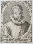 Bry, Jan Theodor de (1561-1623), after Boissard, Jean-Jacques (1528-1602) - [Antique print, portrait Dutch historian, 1669] IOANNES HVGONIS A LINSCHOTEN... (Portrait of Jan Huygen van Linschoten), published 1669.