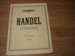 Handel; Georg Friedrich (1685-1759) - Sonaten No. 1 - 3, für Flöte und Klavier - Band 1 HWV 359b / 360 / 363b; voor Dwarsfluit en piano(herausgegeben von Maximilian Scwedler)