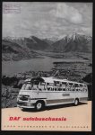 DAF - (AUTO FOLDER - CAR BROCHURE) DAF -   Autobuschassis voor autobussen en touringcars