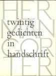 Gorter, Herman - Twintig gedichten in handschrift