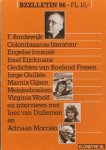 Diverse auteurs - Bzzlletin: literair magazine nr. 96: F. Bordewijk; Colombiaanse literatuur; Engelse kroniek; Jozef Eijckmans; Gedichten van Roeland Fossen. . .