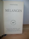 Voltaire [Heuvel, Jacques van den (red.)] - Mélanges