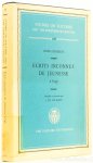 DIDEROT, D. - Ecrits inconnus de jeunesse 1745. Identifiés et présentés par J.Th. de Booy.