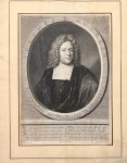 Gunst, van Pieter naar schilderij van Jasper Boonen. - Original engraving 1731 I Portret van predikant Johannes d'Outrein (1662-1722) door Pieter van Gunst, 1 p.