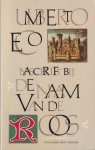 Eco, Umberto - Naschrift bij De Naam van de roos