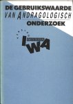 Guinee, I.E.D. / Hablé, Renée - De gebruikswaarde van andragologisch onderzoek. Verslag van een onderzoeksdag op 7 maart 1986