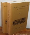 KOCKS, G. H. / J. M. G. VAN DER POEL. - Landbouwkundige beschrijvingen uit de negentiende eeuw. Deel I. Groningen. Deel II. Overige provincies. (2 volumes).