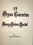 Händel, G.F.: - 12 Organ Concertos [Study Score]