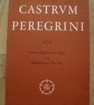 CASTRUM PEREGRINI. - Castrum Peregrini 41. Jahrgang 1992 - Heft 201. Gesamt-Regisrer der hefte 1 - 200.
