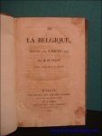 DE PRADT, M.; - DE LA BELGIQUE DEPUIS 1789 JUSQU'EN 1794,