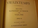 Vieuxtemps; H. - Sechs Konzert  -  Etuden Opus 16