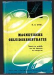 Snel, D.A. - Magnetische geluidsregistratie, theorie en praktijk van het opnemen en weergeven Snel, D.A. - Magnetische geluidsregistratie, theorie en praktijk van het opnemen en weergeven