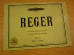 Reger; Max - Orgelstucke  Opus 65; Helft I
