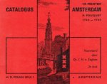 P Fouquet - Catalogus 115 prenten Amsterdam 1760 - 1783