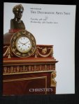 Catalogus Christie's - The Decorative Arts Sale