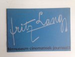 - Fritz Lang, Filmmuseum Cinemateek, Journaal 3 - Fritz Lang, Filmmuseum Cinemateek, Journaal 3