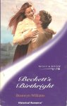 Bronwyn Williams - Beckett's Birthright  /  historical romance