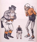 Piet van der Hem - Spotprent over buitenlandse invloed op de Nederlandse pers tijdens Eerste Wereldoorlog