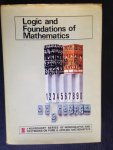 - Logic and Foundations of Mathematics, Series of Monographs and Textbooks on pure & applied Mathematics, Dedicated to Prof A.Heyting - Logic and Foundations of Mathematics, Series of Monographs and Textbooks on pure & applied Mathematics, Dedicated to Prof A.Heyting