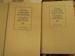 Lichtenberg, Georg Christoph - Schriften und Briefe I/ II / III / IV und Kommentar zu Band I / II / III (6 banden totaal)