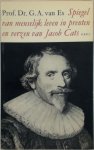 Jacob Cats 11619, Gustaaf Amandus Es 212818 - Spiegel van menselijk leven in prenten en verzen van Jacob Cats