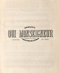 Latour, Aristide de: - Romance. Oui monsieurParoles et musique d`Aristide de Latour