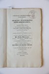 Tadama, Regnerus Gulielmus, uit Amsterdam - Dissertatio historico-juridica inauguralis de origine systematis repraesentativi [...] Leiden J.C. Cyfveer 1833