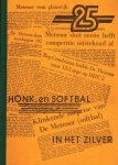 Vos, Jan de - 25 jaar De Meteoor Honk- en Softbal -1953-1978