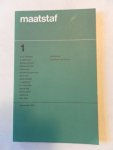 Ros, Martin; Komrij, Gerrit e.a. - Maatstaf Maandblad voor Letteren 19e jaargang nr.1