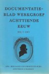Redactie: P.J. Buijnsters, R.P.W. Visser e.a. - Documentatieblad werkgroep achttiende eeuw XIX / 2 (1987)