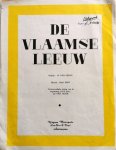 Miry, K.: - De Vlaamsche leeuw. Gedicht: H. van Peene. Vereenvoudige zetting (1912) van Jef Hoof Miry, K.: - De Vlaamsche leeuw. Gedicht: H. van Peene. Vereenvoudige zetting (1912) van Jef Hoof