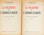 THOMAS OF AQUINO, THOMAS VAN AQUINO, SERTILLANGES, R.P. - La philosophie de St. Thomas d'Aquin. Nouvèlle édition, revue et augmentée. Complete in 2 volumes.