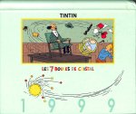 Herge - Tintin - Les 7 Boules de cristal / Kuifje - De zeven kristallen bollen. Agenda / Kalender 1999
