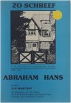 Jan Marchau - Zo schreef Abraham Hans