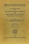 MOSCATI, S., SPITALER, A., ULLENDORFF, E., SODEN, W. VON - An introduction to the comparative grammar of the semitic languages. Phonology and morphology,
