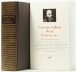 MOTTE-GILLET, A., (ED.) - Conteurs italiens de la Renaissance. Préface par Giancarlo Mazzacurati. Traduit de l'italien par Georges Kempf.  Édition établie sous la direction d'Anne Motte-Gillet avec la collaboration de Michel Arnaud, Mireille Blanc-Sanchez a.o.