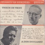 Vries en A. den Doolaard, Theun de - Stemmen van schrijvers.
