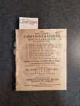 CALOVIO, M. CHRISTOPHORO, WECKERUS, CHRISTOPHORUS REINHOLDUS, - Decadem controversiarum miscellanearum sequentem, I (...) X. Amplissimae facultatis philosophicae consensu.