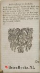 Ridderus, Franciscus - De Beschaemde Christen, door Het Geloof en Leven van Heydenen en andere natuerlijcke Menschen.
